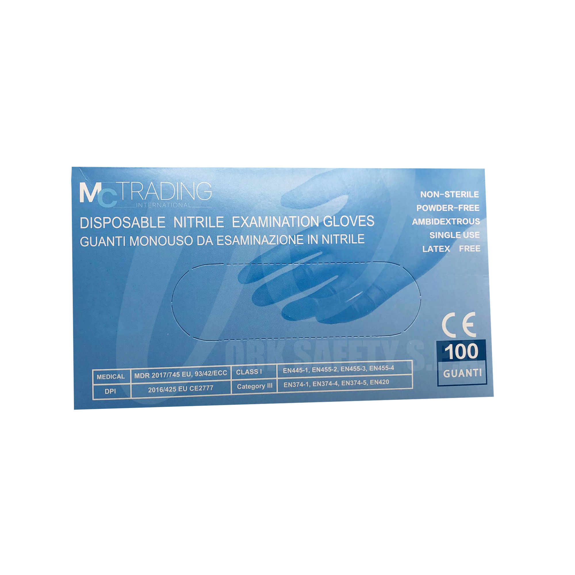 Guanti monouso nitrile S blue–CTATRADE