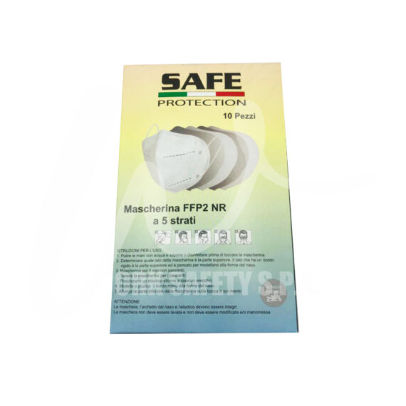 Mascherine Nere FFP2 NR SAFETYSLIFE® monouso (box da 25 unità) – SafetysLife